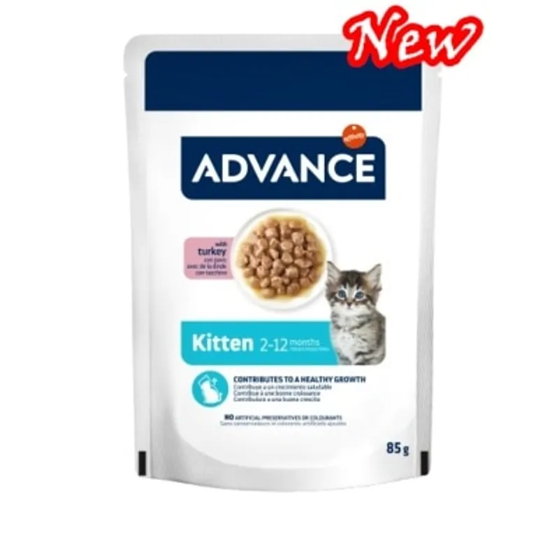 ADVANCE 日常幼貓濕糧- 火雞味 (2-12個月) 85g