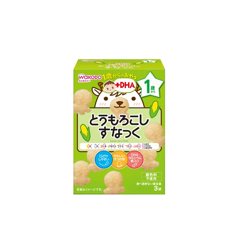 和光堂DHA玉米章鱼形饼 (4克X3袋)