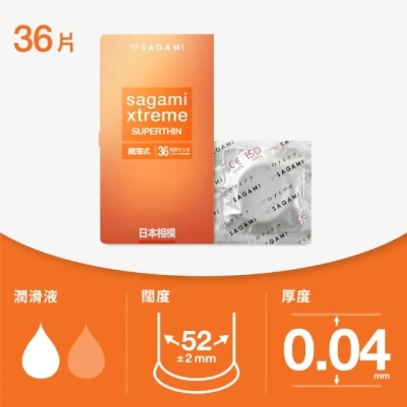 相模究極 纖薄式 36 片裝 乳膠安全套