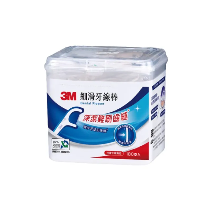 3M 细滑牙线棒盒装