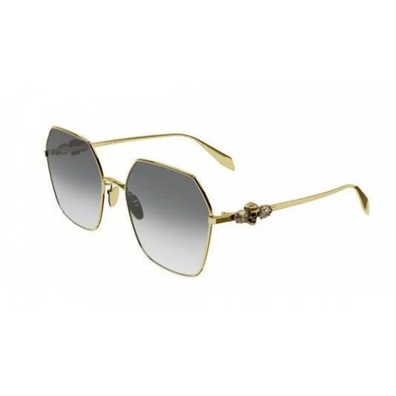 ALEXANDER MCQUEEN AM0325S 001 金屬方形太陽眼鏡