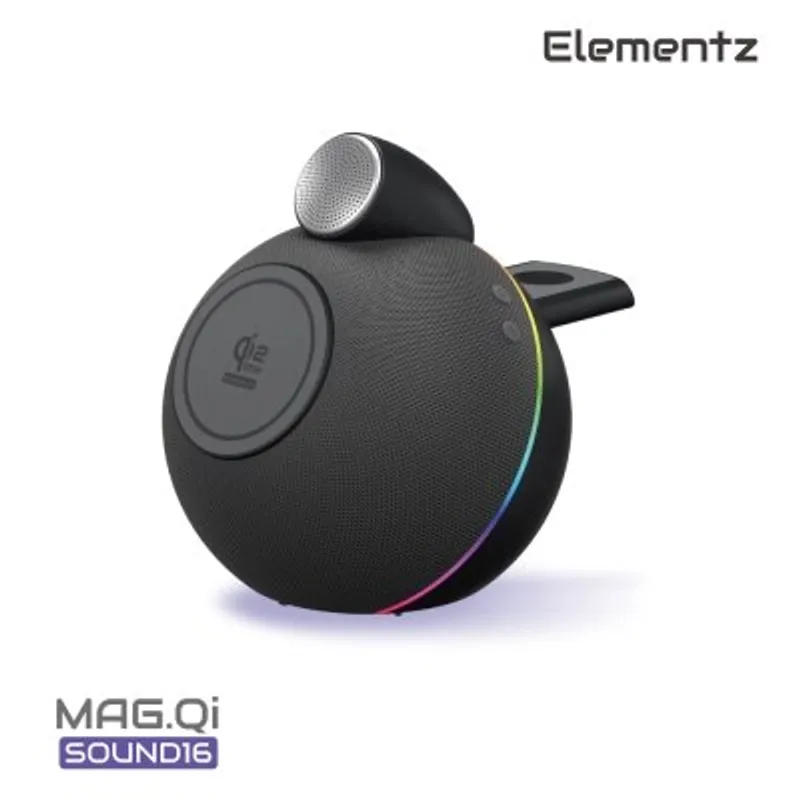 Elementz Sound 16 Mag Qi 25w 藍牙喇叭+無線充電座