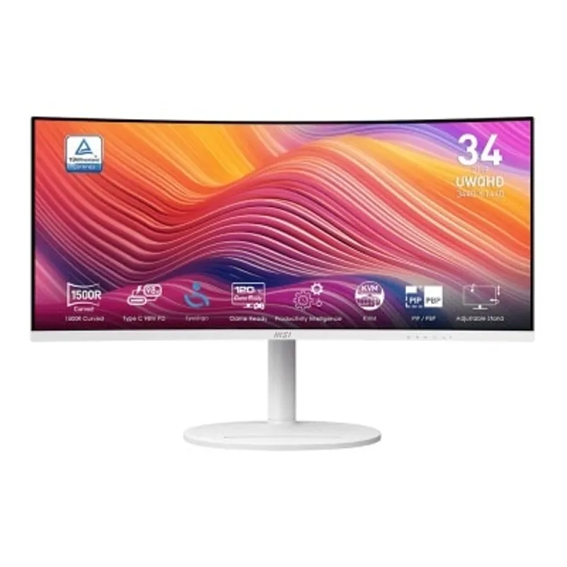 MSI 微星 MSI Modern MD342CQPW 電腦螢幕 (34"; 3440 x 1440; 120Hz; VA)(MO-MD34CQW)