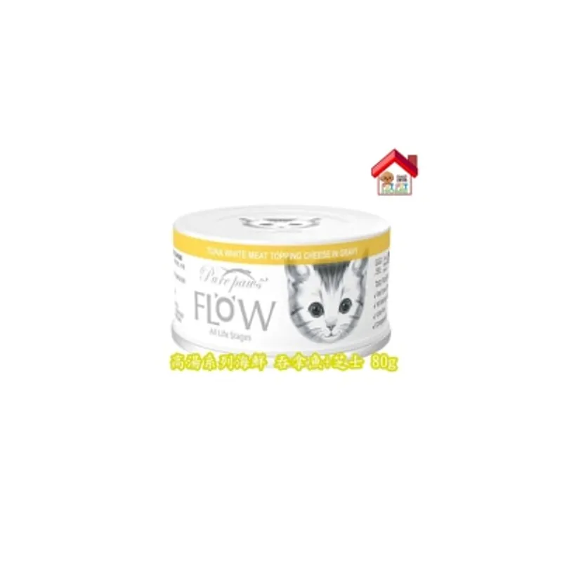 Purepaws 高湯系列海鮮貓罐頭 吞拿魚+芝士 80g [PPF05]