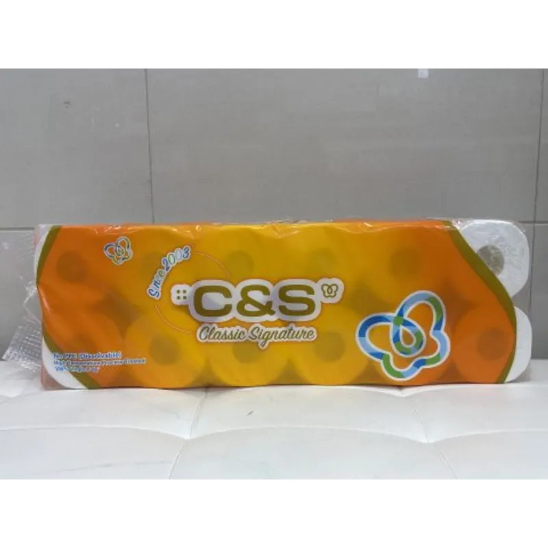 潔柔C&S12卷衛生卷紙(橙色)150g