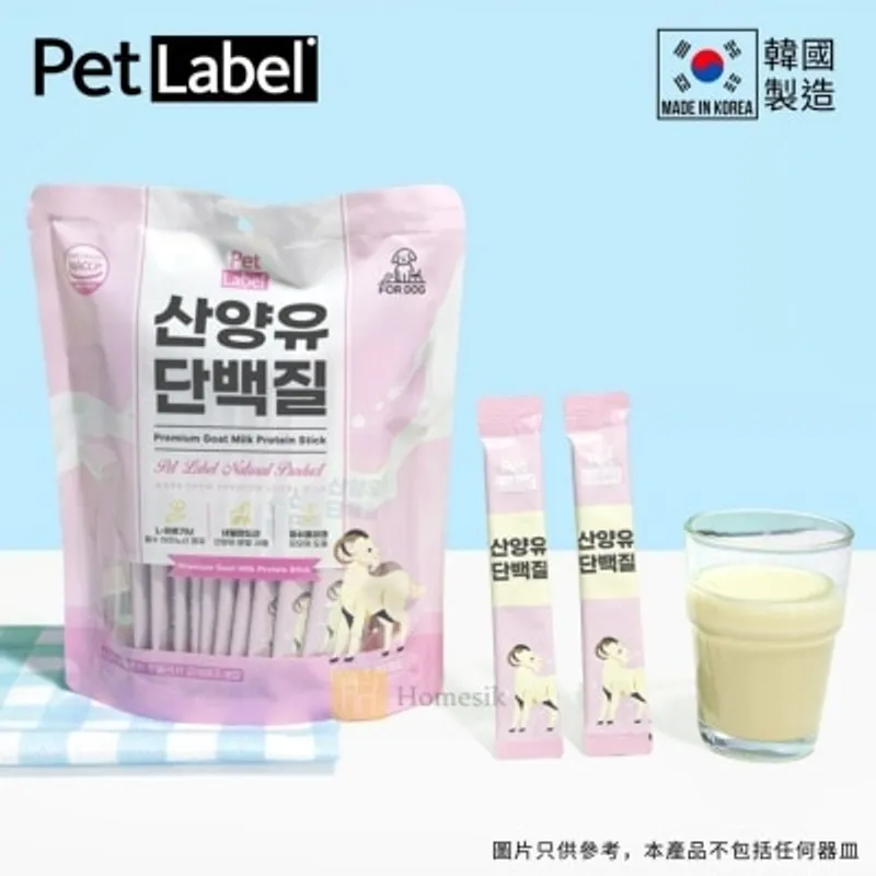 PET LABEL 韓國製優質山羊乳蛋白棒 (12g x 30包) (商家直送 - 5個工作天內送到府上；滿$500免運)