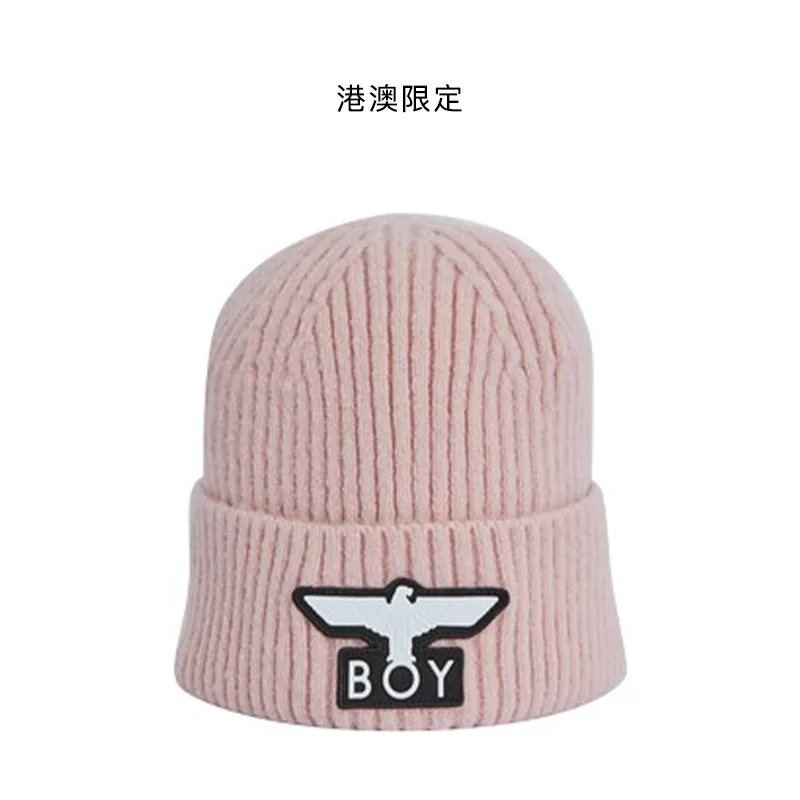 BOY LONDON硅胶老鹰绣章针织帽