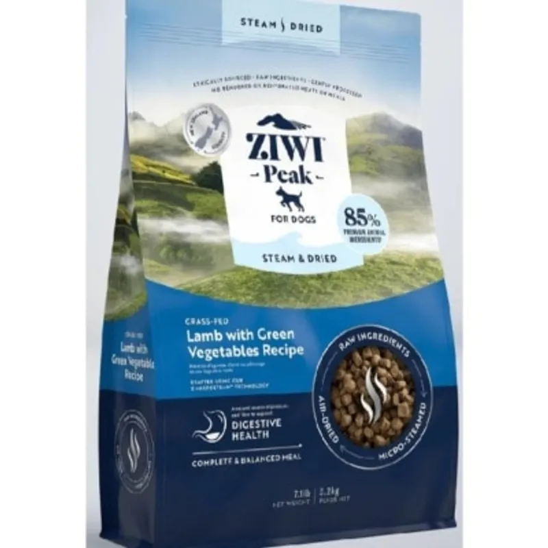 Ziwipeak 巔峰 微蒸風乾系列 微蒸風乾狗糧 草飼羊肉 配綠色蔬菜 食譜