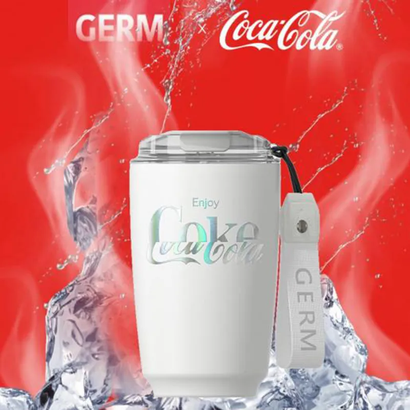 GERM可口可乐联名款摩卡保温杯（琉璃白）