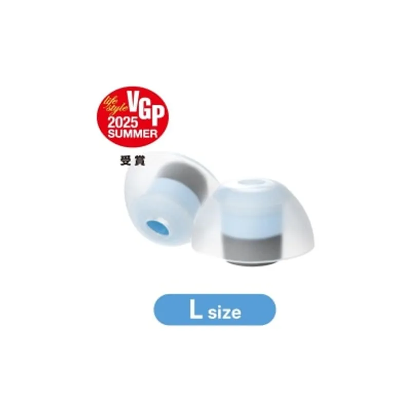 LEPIC clear Eartips (L size / 2 pairs)