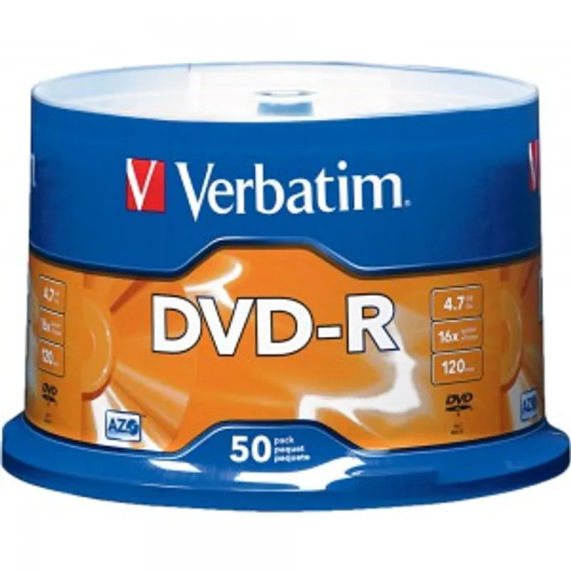 Verbatim DVD-R 4.7GB空白可燒錄光碟 50片裝