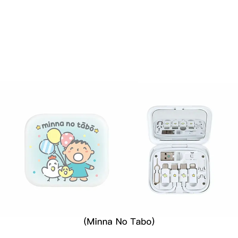 CLUEBOX 6合1数据/充电电线套件连镜盒(Minna No Tabo) CBUSBC1KIT/TA