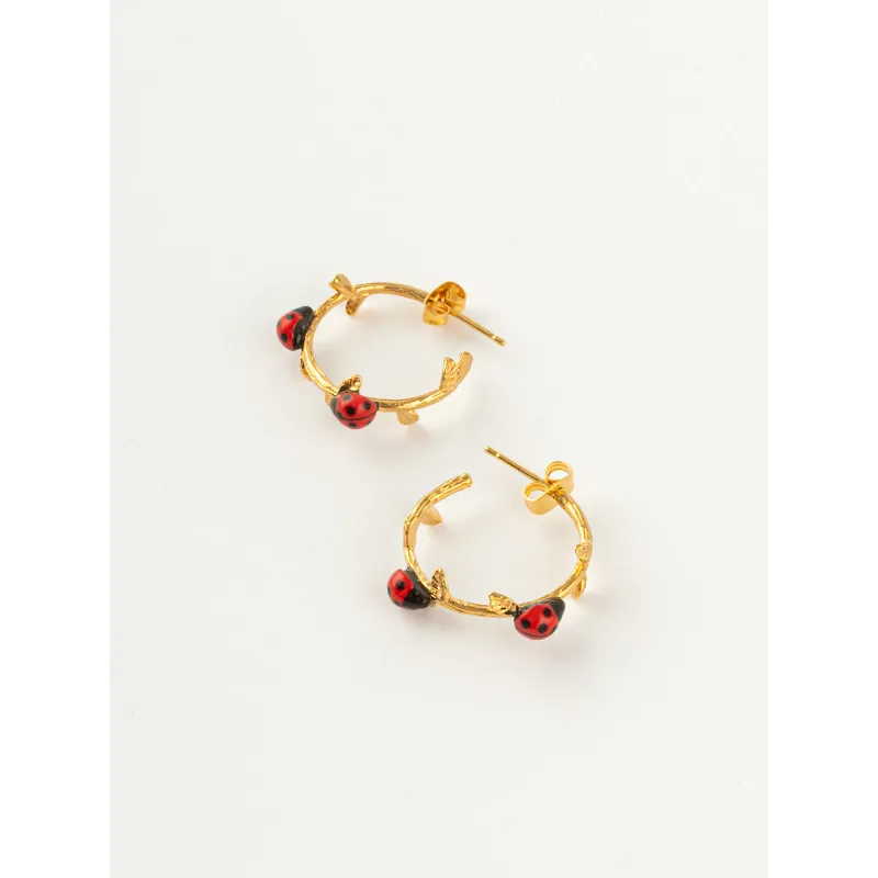 Ladybird Branch Earrings