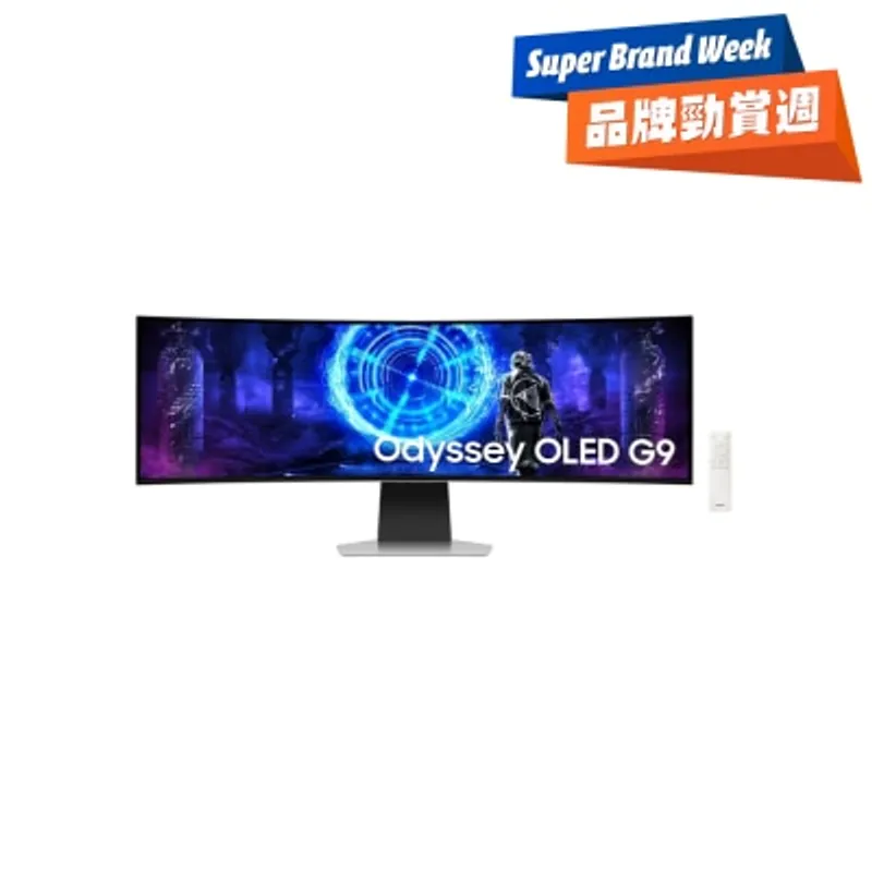 SAMSUNG 三星電子 LS49DG952SCXXK 49" Odyssey OLED G9 G95SD 240Hz 曲面 電競顯示屏