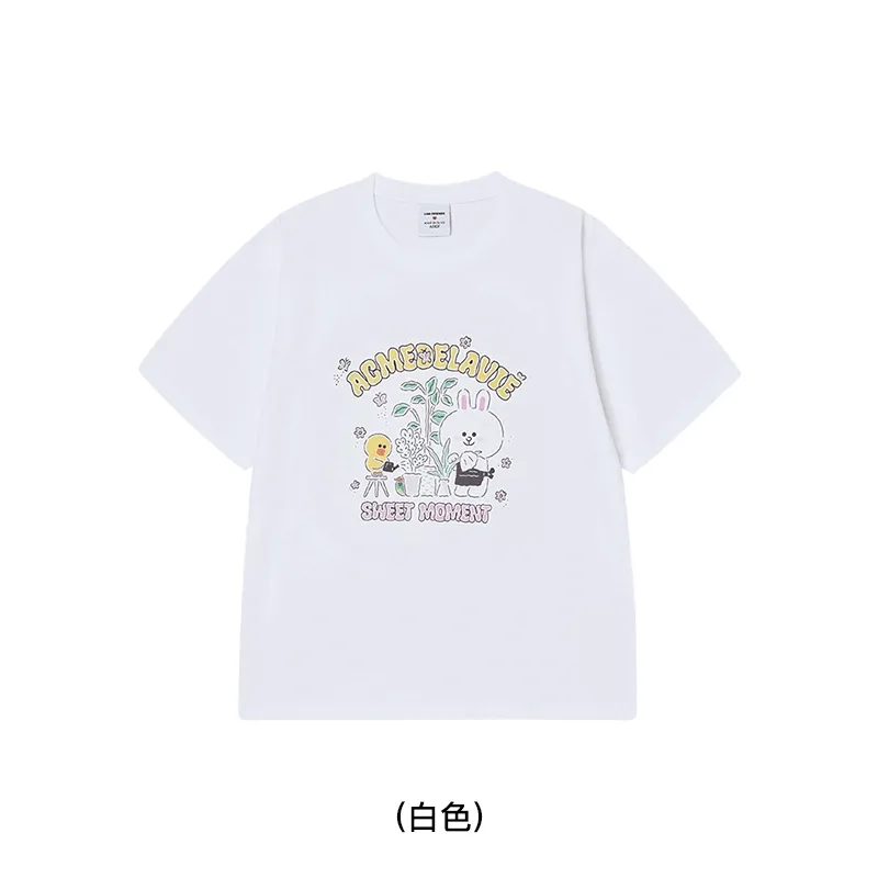 acme de la vie x LINE FRIENDS 印花T恤