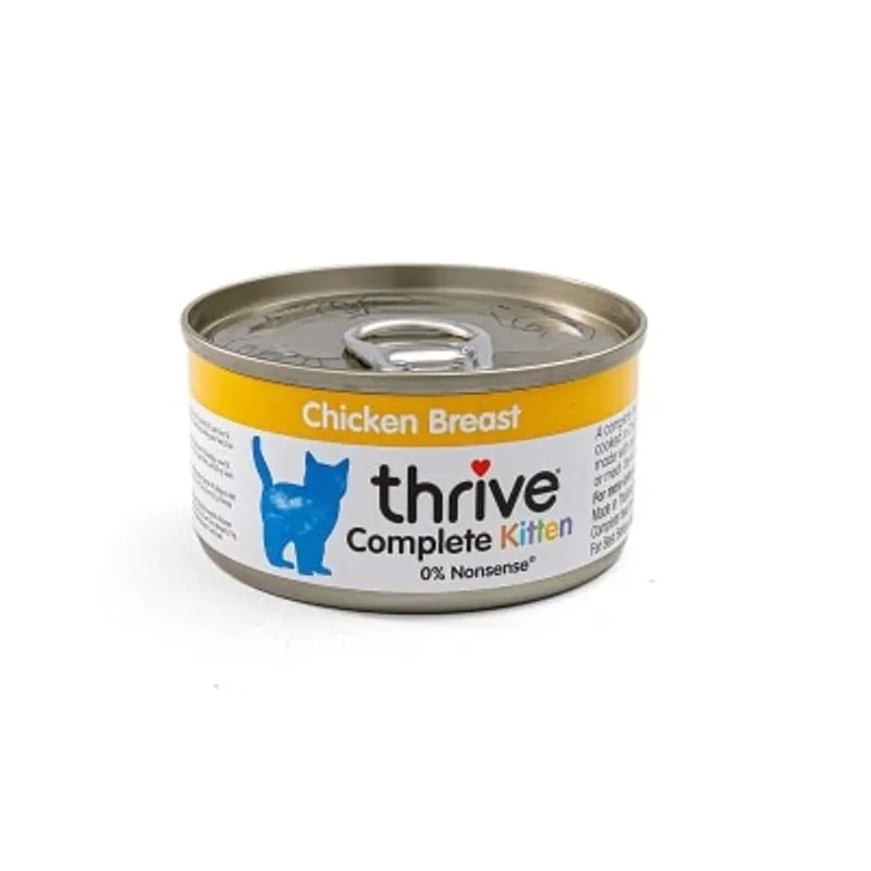 Thrive THRIVE 整全膳食100% 雞肉幼貓罐頭 75g