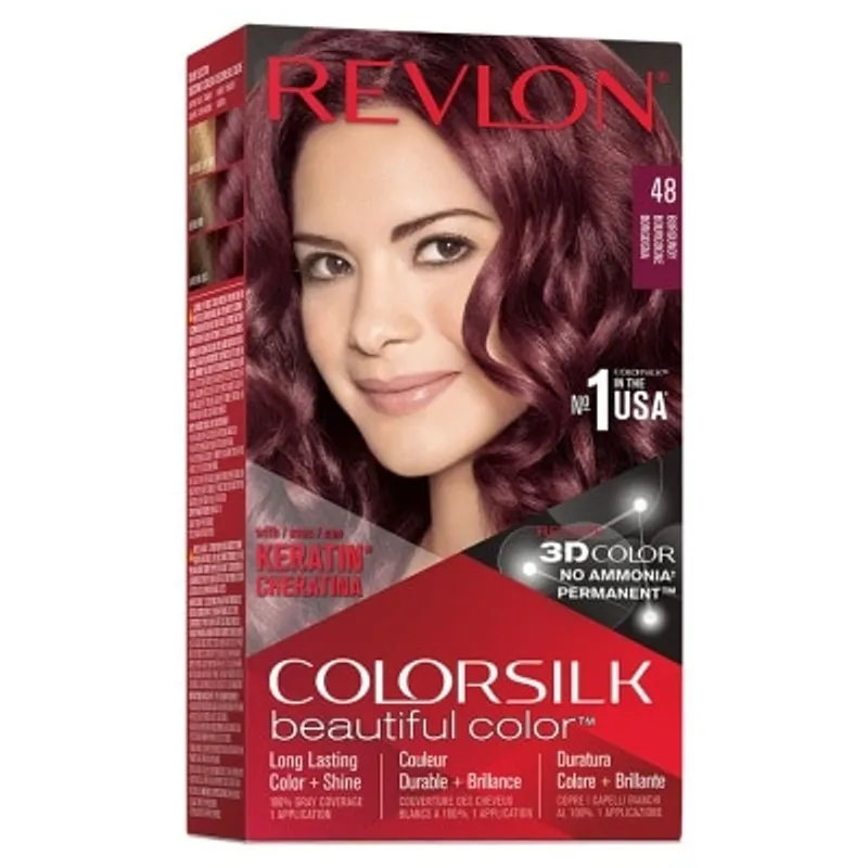 露華濃麗然 REVLON 麗然染髮劑48酒红色