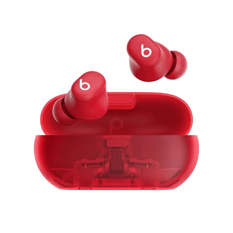 BEATS 真无线蓝牙耳塞(透视红) SOLOBUDS/TRANSPARENTRED
