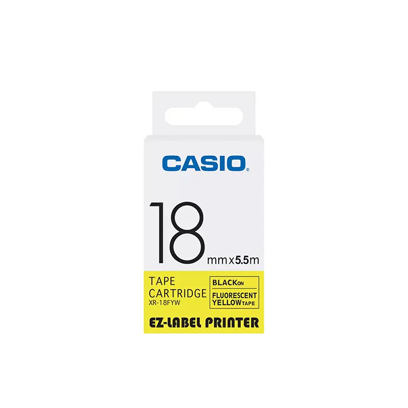 CASIO 标签纸 XR18FYW