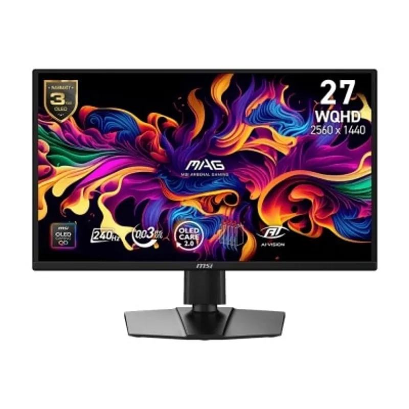 MSI 微星 MSI MAG 272QP QD-OLED X24 電競螢幕 (27"; 2560 X 1440; QD-OLED)(MO-MA27Q24)