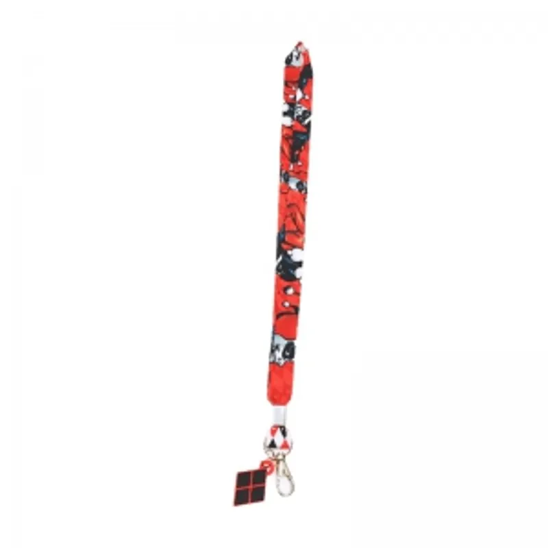 BIOWORLD DC漫畫小丑女掛繩  50cm|金屬,塑膠,布,PVC