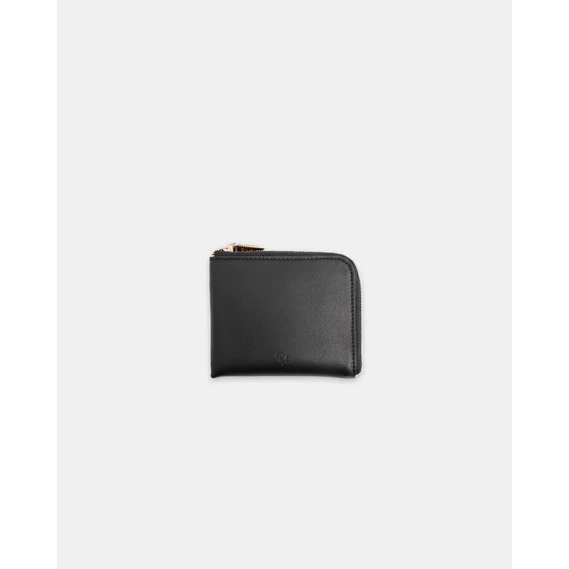 L Zip Coin/Key Case – BLACK