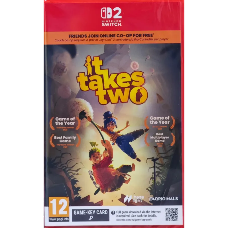 NS2 it takes two 雙人成行(鑰匙卡) 中/英/日