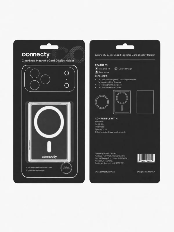 Connecty ClearSnap 晶透磁吸收藏卡展示殼 CH110W
