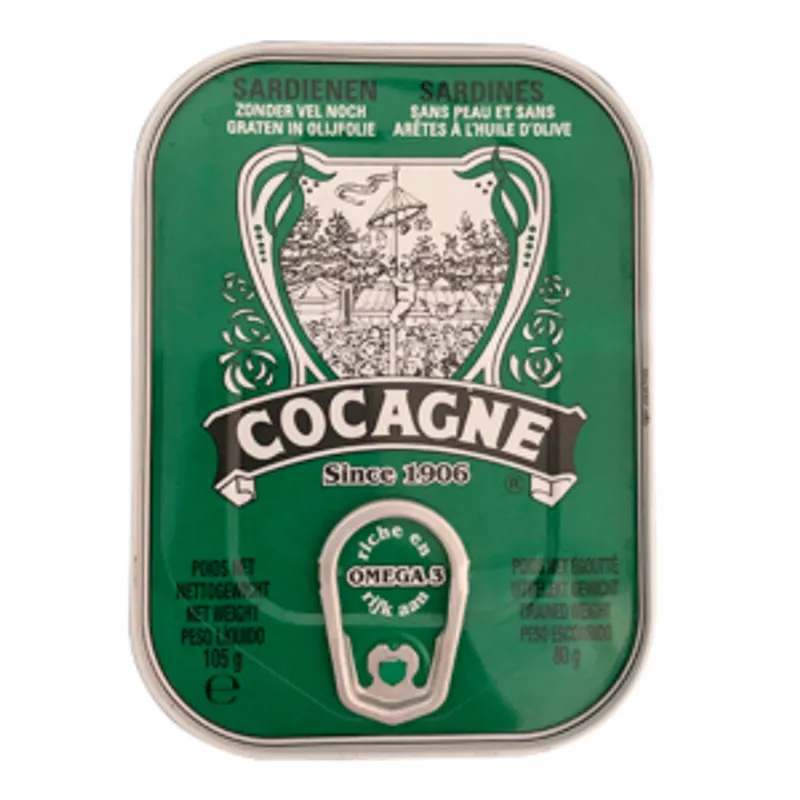 Cocagne 去皮去骨橄欖油沙甸魚 80g