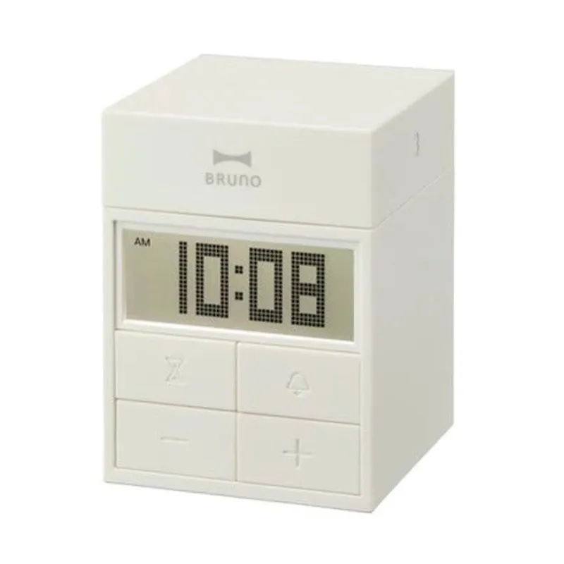 (陳列品) BRUNO 扭扭座枱鐘 BCA026/WH