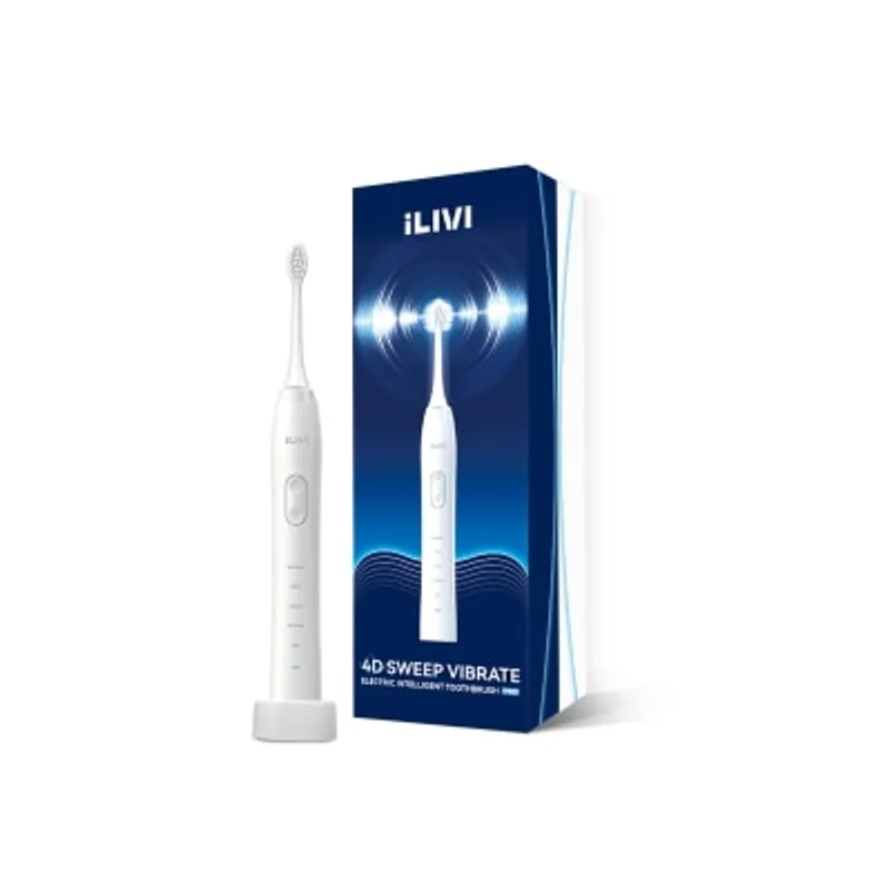 iLivi IV-001 革新代掃振4D全模式多頭潔齒護齦電動智慧牙刷 PRO