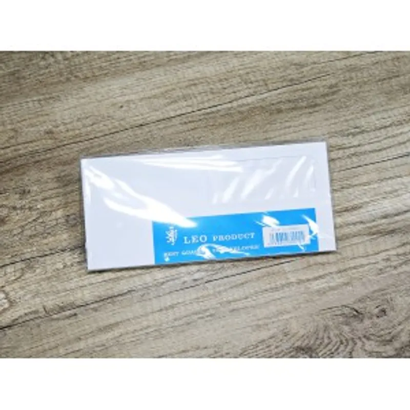LEO PRODUCT 4'*9'企口開窗白色信封 20個裝
