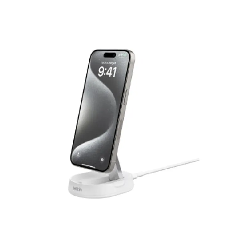 BELKIN 貝爾金 BoostCharge Pro Qi2 15W 折疊式磁性無線充電座