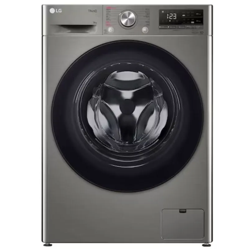 LG 9KG前置式洗衣機 銀黑色 FV5SE90V2