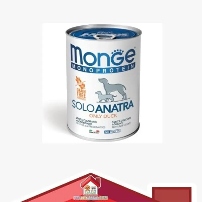 MONGE Monge 單一肉類蛋白狗罐頭 400g
