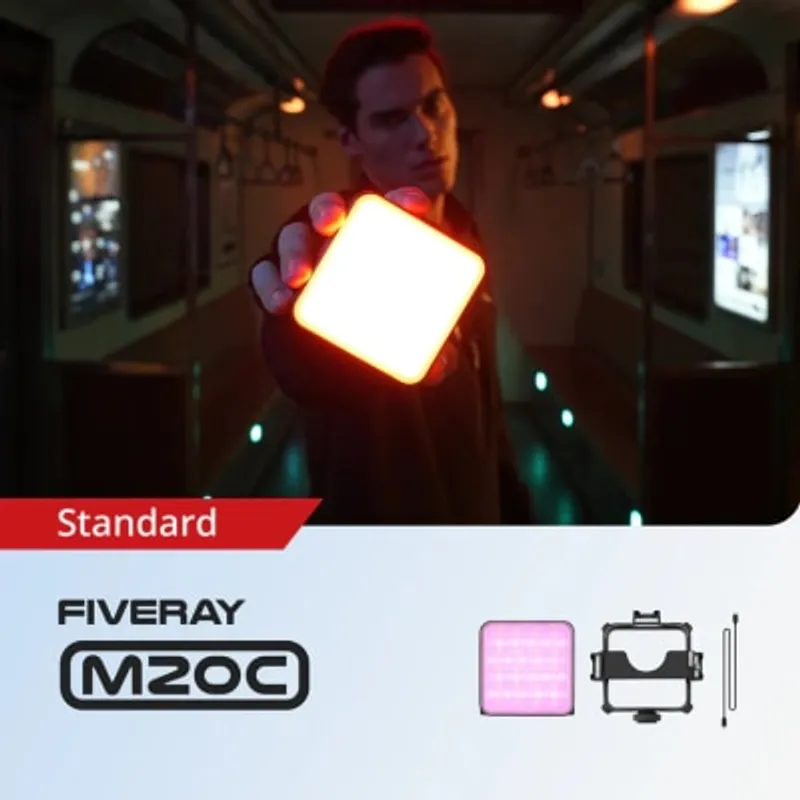 Zhiyun 智雲 Fiveray M20C 20W RGB LED 便攜補光燈