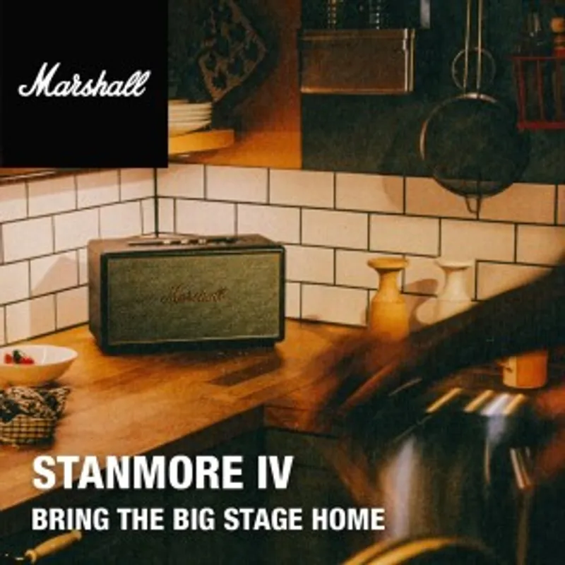 Marshall Stanmore IV 藍牙家用喇叭 (黑色)