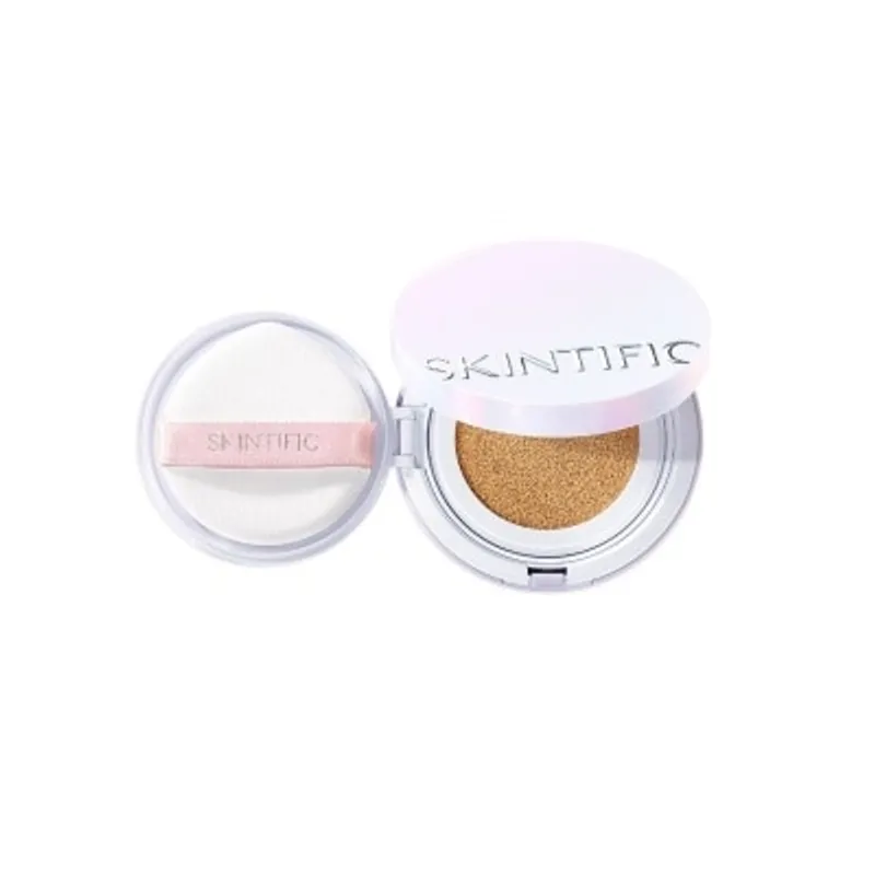 SKINTIFIC 水潤光澤白氣墊00N自然瓷白色