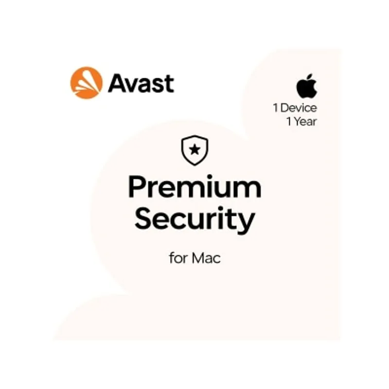 Avast Premium Security for Mac 防毒高级版 - 1台保護, 1年訂閱授權 (電子下載版)