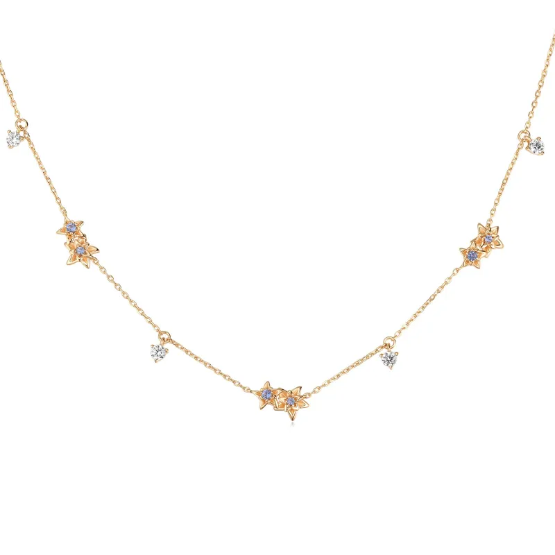 POINSETTIA｜Gold Dangle Choker