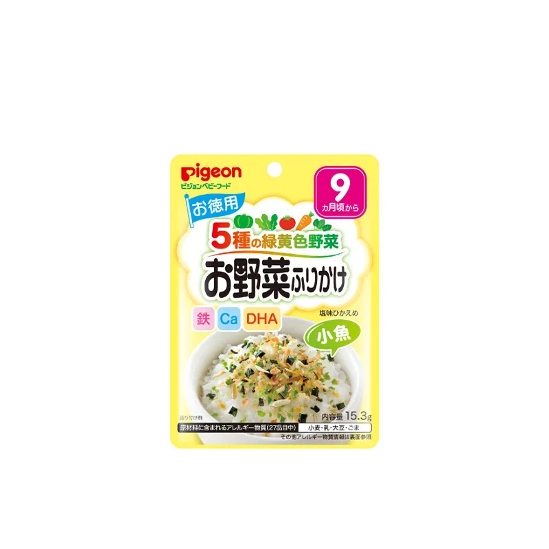 贝亲9个月起小鱼杂菜伴饭 15.3g