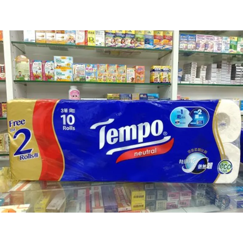 Tempo得寶三層純白衞生紙（無味）特惠裝