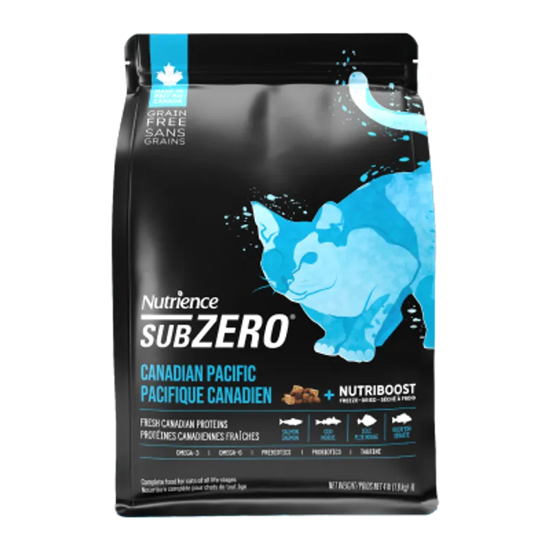 NUTRIENCE SUBZERO 三文魚 & 鱈魚 配方 (4 lb) 全貓糧 529099