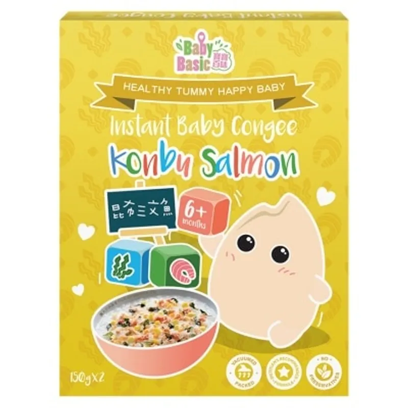 寶寶百味 即食米米粥昆布三文魚
