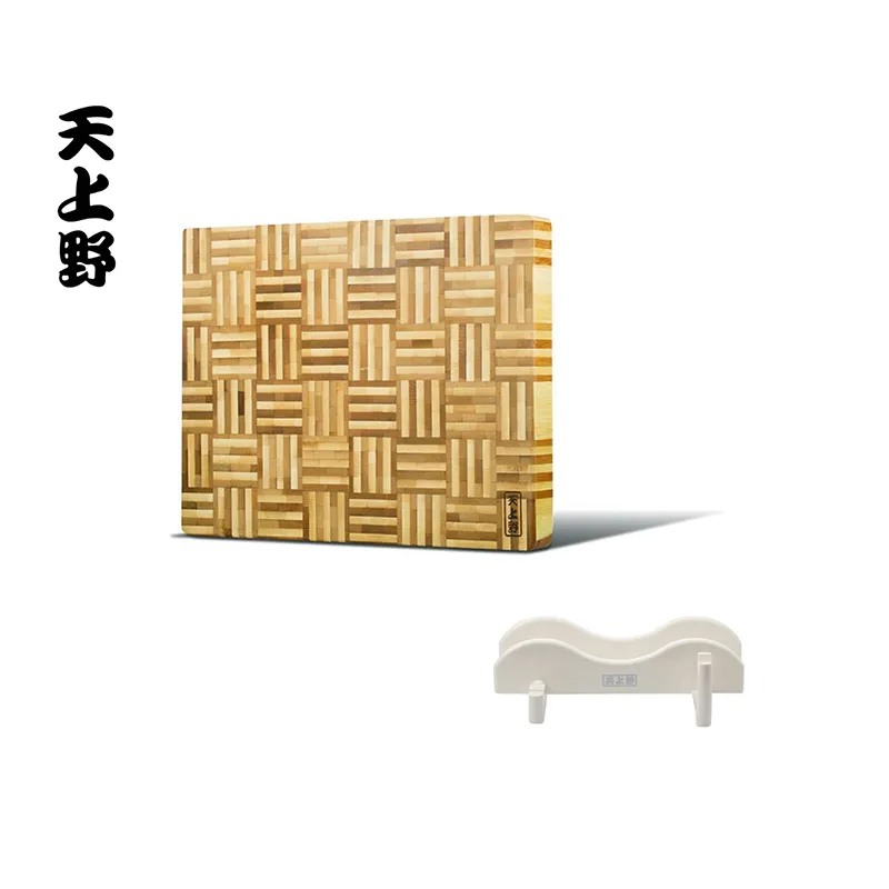天上野 竹砧板(连砧板架)