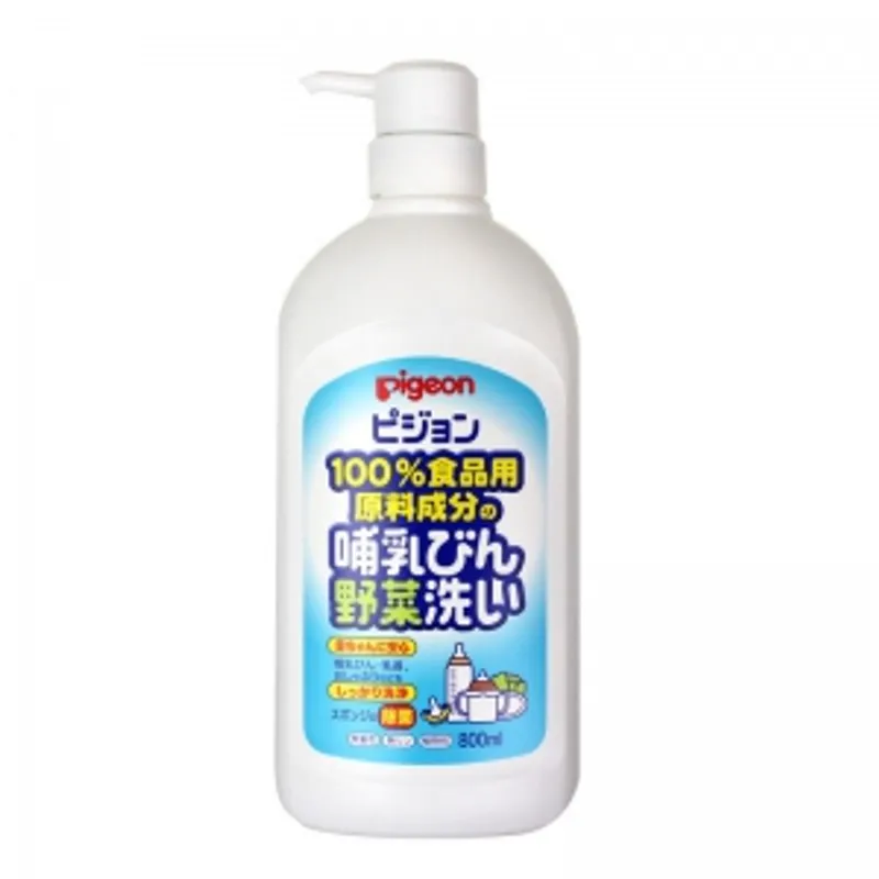 Pigeon貝親新裝奶瓶或蔬菜清洗液800ml 10支