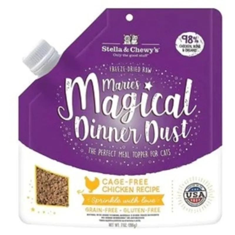Stella & Chewy's 凍乾脫水魔幻肉塵系列 Magical Dinner Dust 放養雞配方 貓食用 7oz [C-MDC-7]