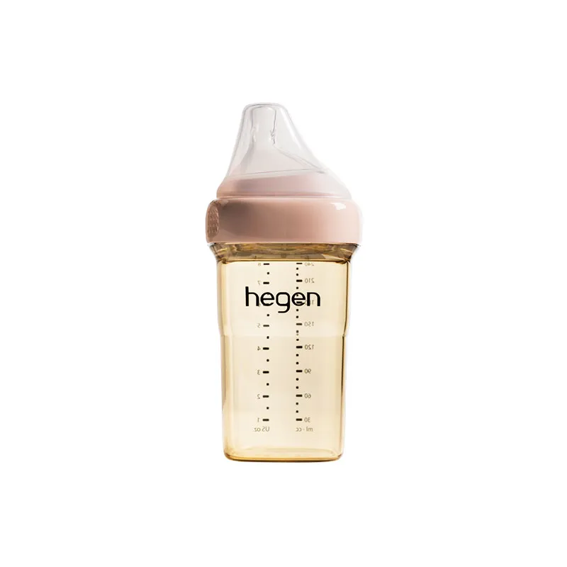 Hegen – PCTO™ PPSU多功能宽口奶瓶 240ml / 8oz(粉色)