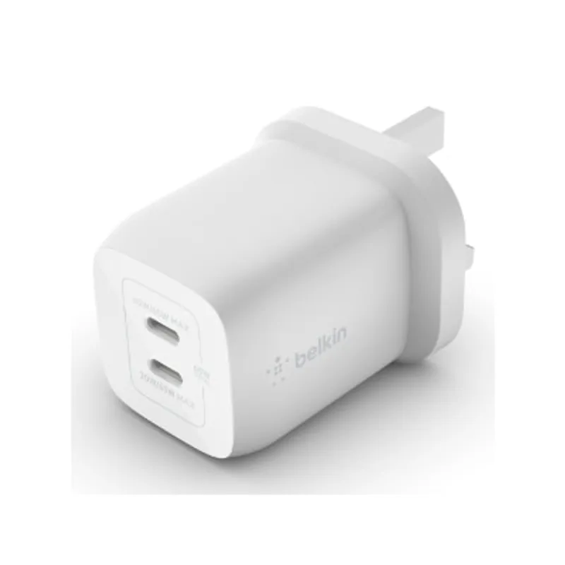 BELKIN 貝爾金 WCH013MY 65W 雙 USB-C GAN 家用充電器