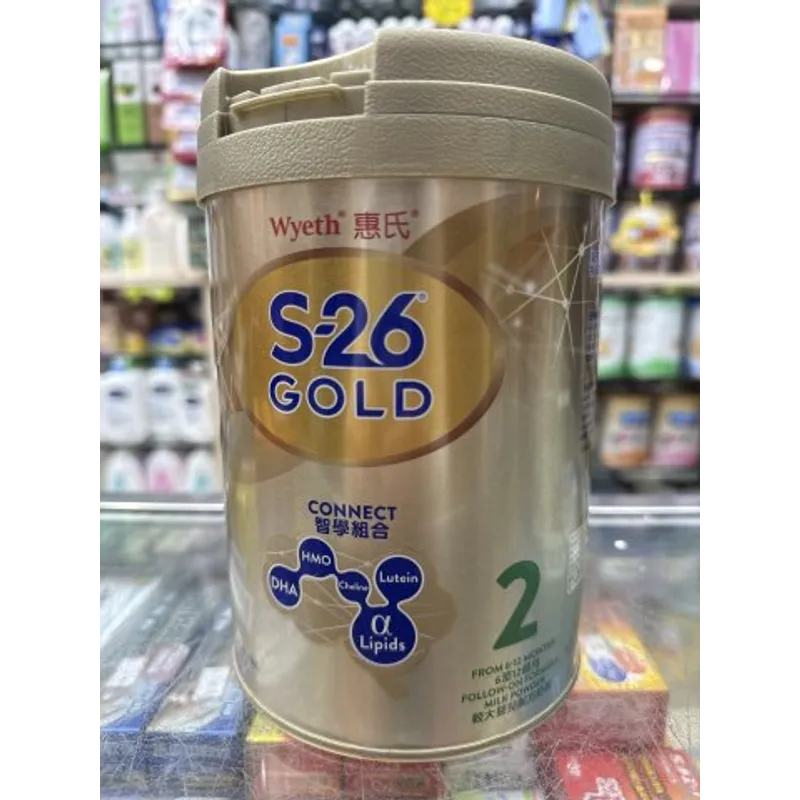 惠氏S-26金裝 GOLD 2號(新裝)850G